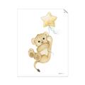 Picture of Floating Baby lion cub _GroupedProduct_Rectangle_Portrait_Mini_ _GroupedProduct_Rectangle_Portrait_Unframed_Print_Only_
