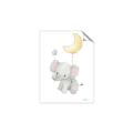 Picture of Floating baby elephant _GroupedProduct_Rectangle_Portrait_Mini_ _GroupedProduct_Rectangle_Portrait_Unframed_Print_Only_
