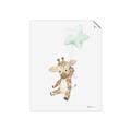 Picture of floating baby Giaraffe  _GroupedProduct_Rectangle_Portrait_Mini_ _GroupedProduct_Rectangle_Portrait_Unframed_Print_Only_