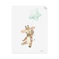 Picture of floating baby Giaraffe  _GroupedProduct_Rectangle_Portrait_Mini_ _GroupedProduct_Rectangle_Portrait_Unframed_Print_Only_