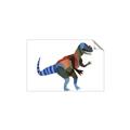 Picture of colourful T-rex _GroupedProduct_Rectangle_Landscape_Mini_ _GroupedProduct_Rectangle_Landscape_Unframed_Print_Only_