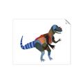 Picture of colourful T-rex _GroupedProduct_Rectangle_Landscape_Mini_ _GroupedProduct_Rectangle_Landscape_Unframed_Print_Only_