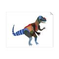 Picture of colourful T-rex _GroupedProduct_Rectangle_Landscape_Mini_ _GroupedProduct_Rectangle_Landscape_Unframed_Print_Only_