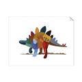 Picture of colorful stegosaurus _GroupedProduct_Rectangle_Landscape_Mini_ _GroupedProduct_Rectangle_Landscape_Unframed_Print_Only_