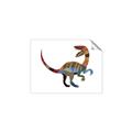 Picture of Colourful velociraptor  _GroupedProduct_Rectangle_Landscape_Mini_ _GroupedProduct_Rectangle_Landscape_Unframed_Print_Only_