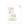 Picture of Oh My Darling kids _GroupedProduct_Rectangle_Portrait_Mini_ _GroupedProduct_Rectangle_Portrait_Unframed_Print_Only_