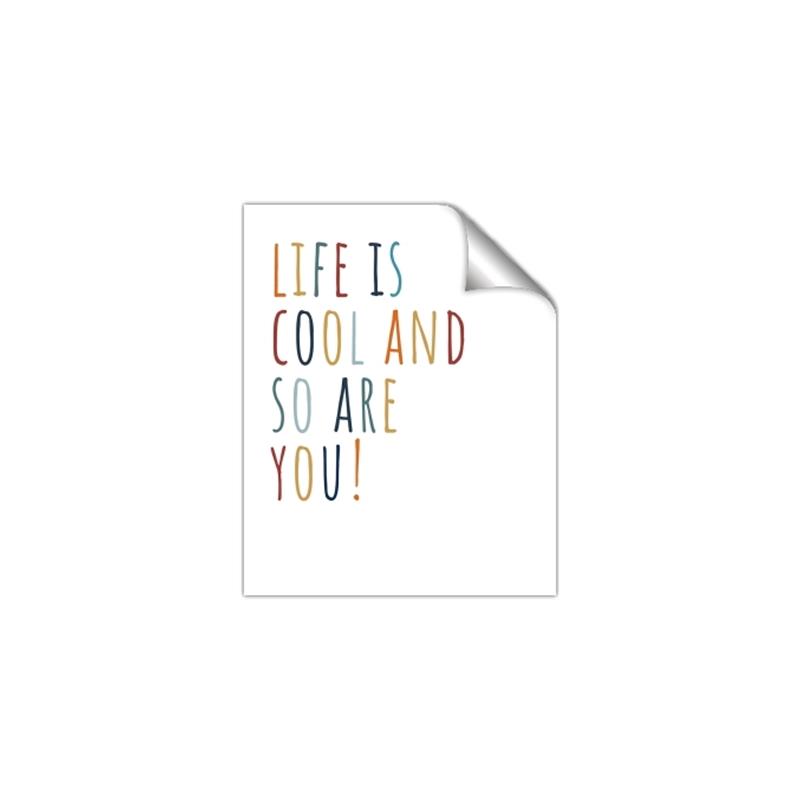 Picture of Life is Cool kids  _GroupedProduct_Rectangle_Portrait_Mini_ _GroupedProduct_Rectangle_Portrait_Unframed_Print_Only_