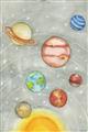Picture of Watercolour Solar System I _GroupedProduct_Rectangle_Portrait_Mini_ _GroupedProduct_Rectangle_Portrait_Unframed_Print_Only_