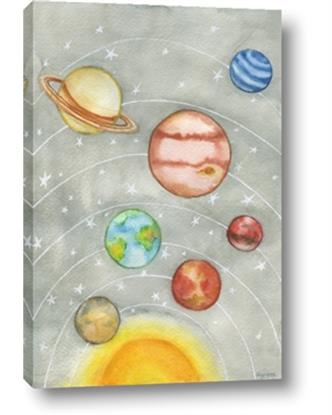 Picture of Watercolour Solar System I