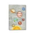 Picture of Watercolour Solar System I _GroupedProduct_Rectangle_Portrait_Mini_ _GroupedProduct_Rectangle_Portrait_Canvas_