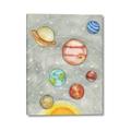 Picture of Watercolour Solar System I _GroupedProduct_Rectangle_Portrait_Mini_ _GroupedProduct_Rectangle_Portrait_Canvas_