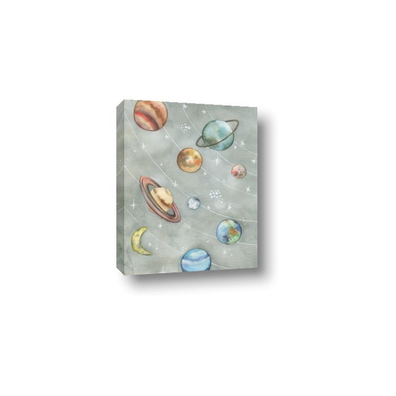 Picture of Watercolour Solar System II _GroupedProduct_Rectangle_Portrait_Mini_ _GroupedProduct_Rectangle_Portrait_Canvas_
