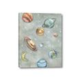 Picture of Watercolour Solar System II _GroupedProduct_Rectangle_Portrait_Mini_ _GroupedProduct_Rectangle_Portrait_Canvas_