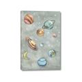 Picture of Watercolour Solar System II _GroupedProduct_Rectangle_Portrait_Mini_ _GroupedProduct_Rectangle_Portrait_Canvas_