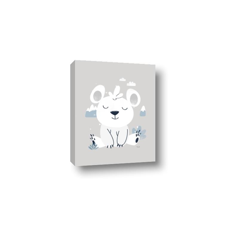 Picture of Smiling Polar bear _GroupedProduct_Rectangle_Portrait_Mini_ _GroupedProduct_Rectangle_Portrait_Canvas_