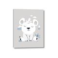 Picture of Smiling Polar bear _GroupedProduct_Rectangle_Portrait_Mini_ _GroupedProduct_Rectangle_Portrait_Canvas_