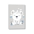 Picture of Smiling Polar bear _GroupedProduct_Rectangle_Portrait_Mini_ _GroupedProduct_Rectangle_Portrait_Canvas_
