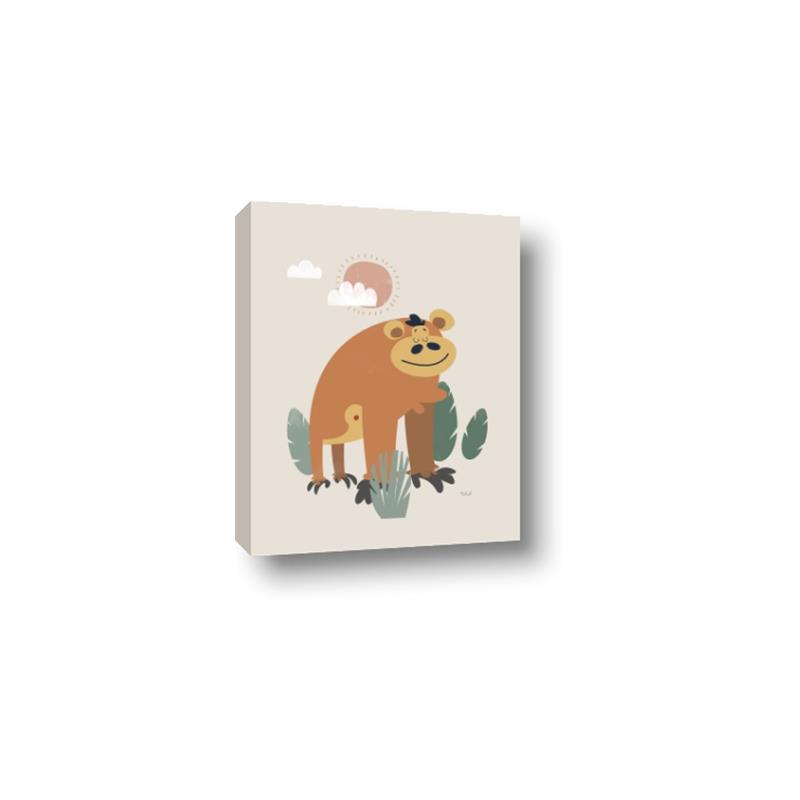 Picture of Friendly Chimp _GroupedProduct_Rectangle_Portrait_Mini_ _GroupedProduct_Rectangle_Portrait_Canvas_