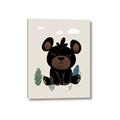 Picture of Cute black bear  _GroupedProduct_Rectangle_Portrait_Mini_ _GroupedProduct_Rectangle_Portrait_Canvas_