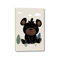 Picture of Cute black bear  _GroupedProduct_Rectangle_Portrait_Mini_ _GroupedProduct_Rectangle_Portrait_Canvas_