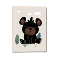 Picture of Cute black bear  _GroupedProduct_Rectangle_Portrait_Mini_ _GroupedProduct_Rectangle_Portrait_Canvas_