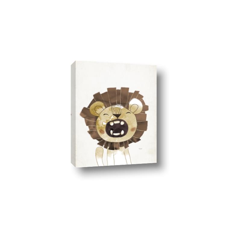Picture of Roaring Lion cub _GroupedProduct_Rectangle_Portrait_Mini_ _GroupedProduct_Rectangle_Portrait_Canvas_