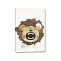 Picture of Roaring Lion cub _GroupedProduct_Rectangle_Portrait_Mini_ _GroupedProduct_Rectangle_Portrait_Canvas_
