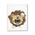 Picture of Roaring Lion cub _GroupedProduct_Rectangle_Portrait_Mini_ _GroupedProduct_Rectangle_Portrait_Canvas_