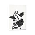 Picture of Smiling Zebra _GroupedProduct_Rectangle_Portrait_Mini_ _GroupedProduct_Rectangle_Portrait_Canvas_