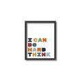 Picture of Hard think Kids _GroupedProduct_Rectangle_Portrait_Mini_ _GroupedProduct_Rectangle_Portrait_Canvas_Framed_