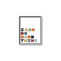 Picture of Hard think Kids _GroupedProduct_Rectangle_Portrait_Mini_ _GroupedProduct_Rectangle_Portrait_Canvas_Framed_