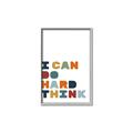 Picture of Hard think Kids _GroupedProduct_Rectangle_Portrait_Mini_ _GroupedProduct_Rectangle_Portrait_Canvas_Framed_