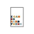 Picture of Hard think Kids _GroupedProduct_Rectangle_Portrait_Mini_ _GroupedProduct_Rectangle_Portrait_Canvas_Framed_