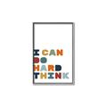 Picture of Hard think Kids _GroupedProduct_Rectangle_Portrait_Mini_ _GroupedProduct_Rectangle_Portrait_Canvas_Framed_