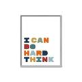 Picture of Hard think Kids _GroupedProduct_Rectangle_Portrait_Mini_ _GroupedProduct_Rectangle_Portrait_Canvas_Framed_