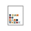 Picture of Hard think Kids _GroupedProduct_Rectangle_Portrait_Mini_ _GroupedProduct_Rectangle_Portrait_Canvas_Framed_