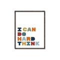 Picture of Hard think Kids _GroupedProduct_Rectangle_Portrait_Mini_ _GroupedProduct_Rectangle_Portrait_Canvas_Framed_