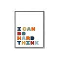 Picture of Hard think Kids _GroupedProduct_Rectangle_Portrait_Mini_ _GroupedProduct_Rectangle_Portrait_Canvas_Framed_