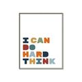 Picture of Hard think Kids _GroupedProduct_Rectangle_Portrait_Mini_ _GroupedProduct_Rectangle_Portrait_Canvas_Framed_