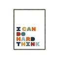 Picture of Hard think Kids _GroupedProduct_Rectangle_Portrait_Mini_ _GroupedProduct_Rectangle_Portrait_Canvas_Framed_