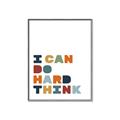 Picture of Hard think Kids _GroupedProduct_Rectangle_Portrait_Mini_ _GroupedProduct_Rectangle_Portrait_Canvas_Framed_