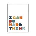 Picture of Hard think Kids _GroupedProduct_Rectangle_Portrait_Mini_ _GroupedProduct_Rectangle_Portrait_Canvas_Framed_