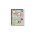 Picture of Watercolour Solar System I _GroupedProduct_Rectangle_Portrait_Mini_ _GroupedProduct_Rectangle_Portrait_Canvas_Framed_