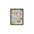 Picture of Watercolour Solar System I _GroupedProduct_Rectangle_Portrait_Mini_ _GroupedProduct_Rectangle_Portrait_Canvas_Framed_