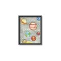 Picture of Watercolour Solar System I _GroupedProduct_Rectangle_Portrait_Mini_ _GroupedProduct_Rectangle_Portrait_Canvas_Framed_
