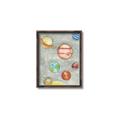 Picture of Watercolour Solar System I _GroupedProduct_Rectangle_Portrait_Mini_ _GroupedProduct_Rectangle_Portrait_Canvas_Framed_