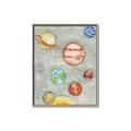 Picture of Watercolour Solar System I _GroupedProduct_Rectangle_Portrait_Mini_ _GroupedProduct_Rectangle_Portrait_Canvas_Framed_