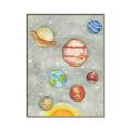 Picture of Watercolour Solar System I _GroupedProduct_Rectangle_Portrait_Mini_ _GroupedProduct_Rectangle_Portrait_Canvas_Framed_