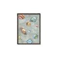Picture of Watercolour Solar System II _GroupedProduct_Rectangle_Portrait_Mini_ _GroupedProduct_Rectangle_Portrait_Canvas_Framed_