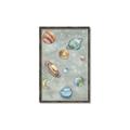 Picture of Watercolour Solar System II _GroupedProduct_Rectangle_Portrait_Mini_ _GroupedProduct_Rectangle_Portrait_Canvas_Framed_